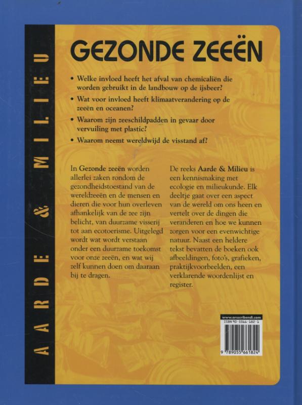 Gezonde zeeën / Aarde & milieu achterkant