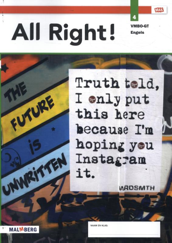 4 vmbo-gt 3.1 / All Right! / Leerwerkboek
