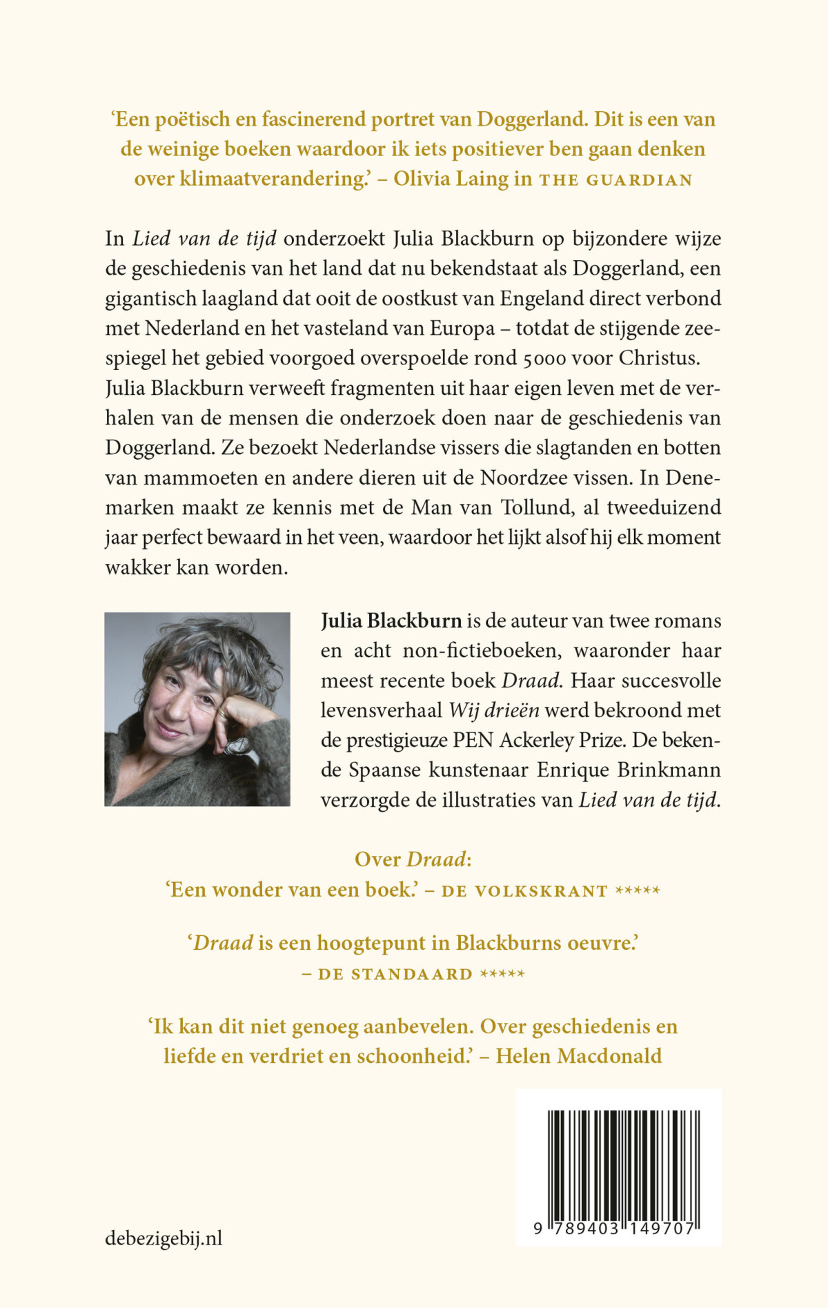 Lied van de tijd achterkant
