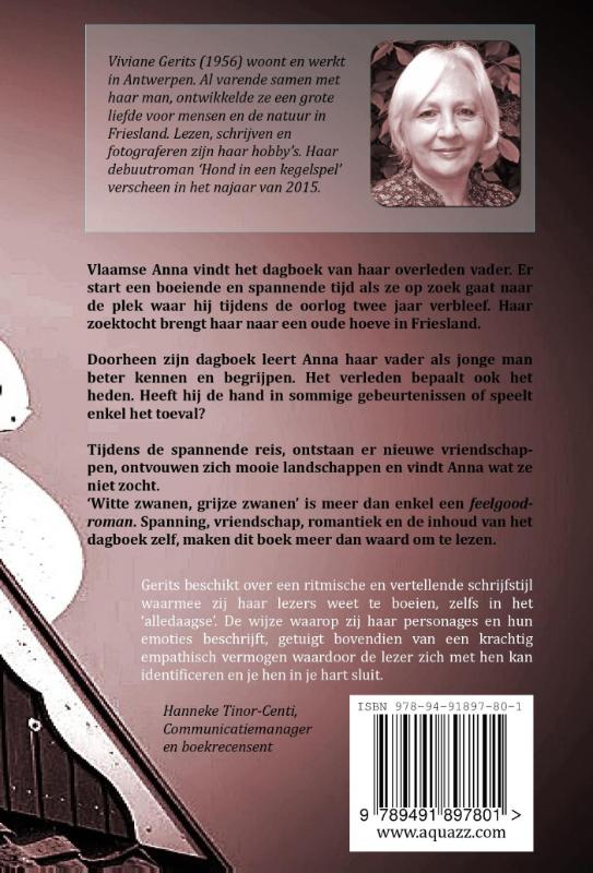 Witte zwanen, grijze zwanen achterkant