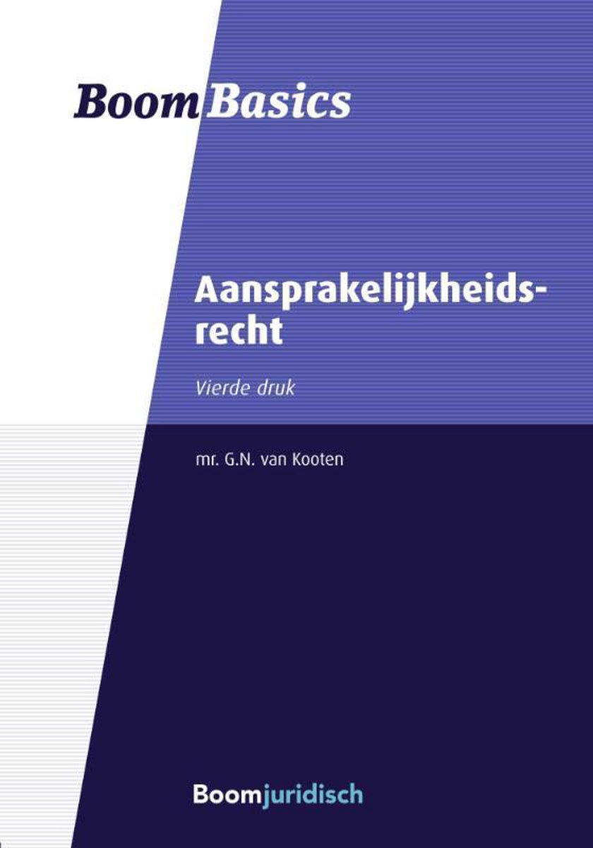 Aansprakelijkheidsrecht / Boom Basics