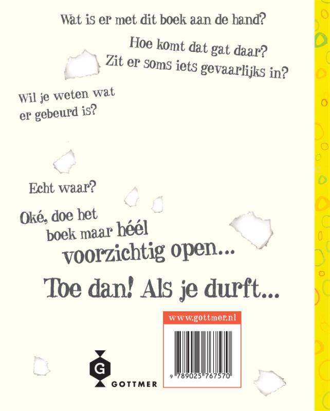 Pas op! Dit boek bijt! Pas op! Dit boek bijt! achterkant