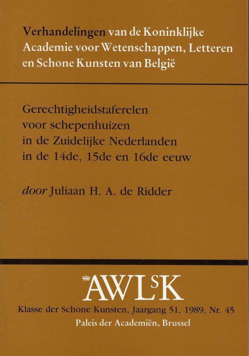 Gerechtigheidstaferelen zuidelyke nederl
