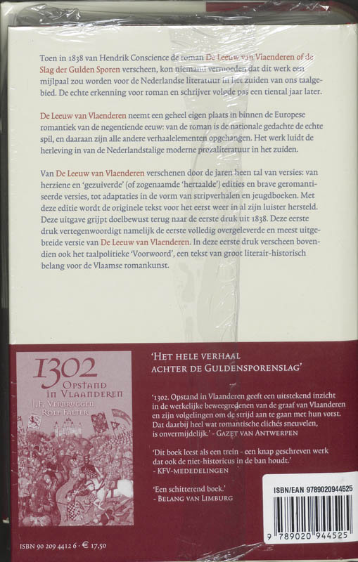 De Leeuw Van Vlaanderen achterkant