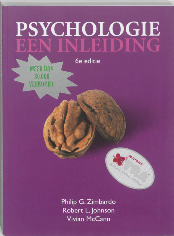 Philip G. Zimbardo Psychologie, Een Inleiding, 6e Editie Met Xtra Toegangscode