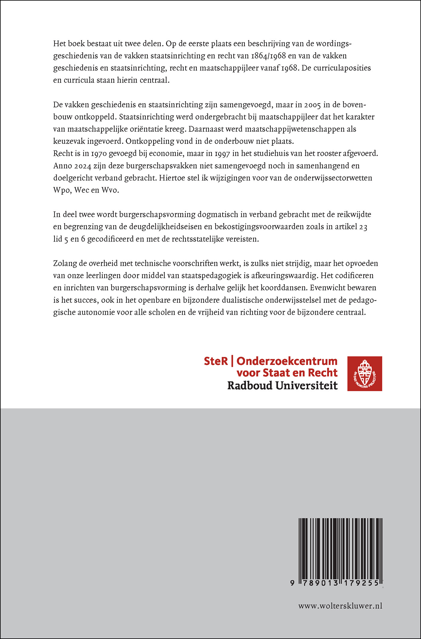 Burgerschap op orde achterkant