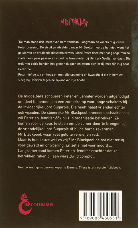 Chess / Midithriller Chess / Midithriller achterkant