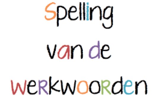 boekenbalie_9789071677830_cover De spelling van de werkwoorden / Knelpunten in onze taal