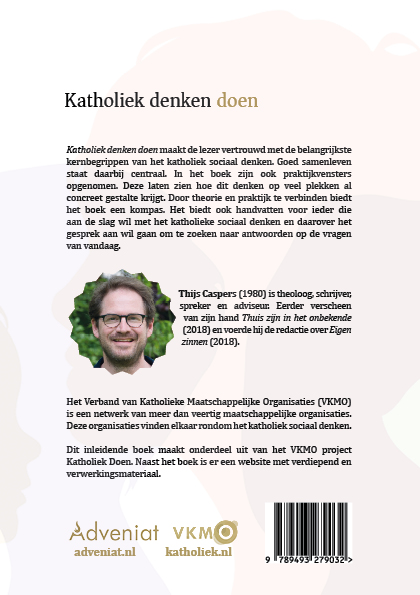 Katholiek denken doen achterkant