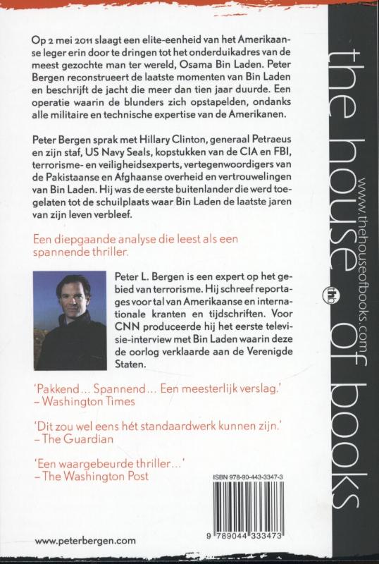 De jacht op Bin Laden achterkant
