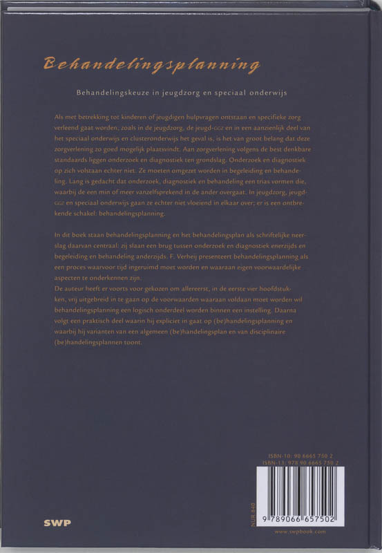 Behandelingsplanning Behandelingsplanning achterkant