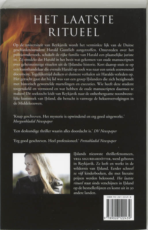 Het laatste ritueel Het laatste ritueel achterkant