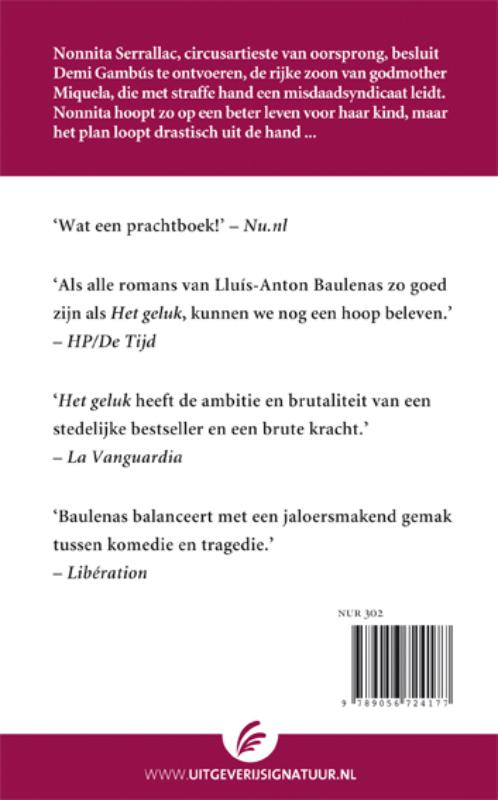 Het geluk Het geluk achterkant