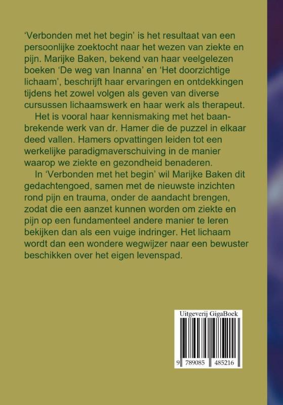 Verbonden met het begin achterkant