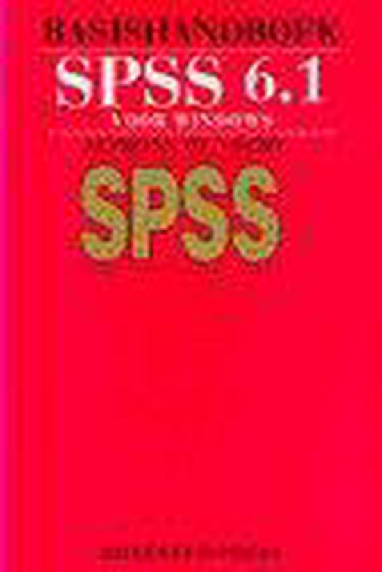 Spss 6.1 voor Windows (basishandb)