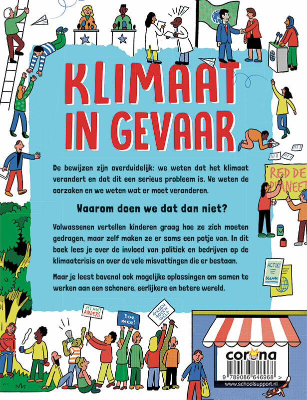 Klimaat in gevaar achterkant