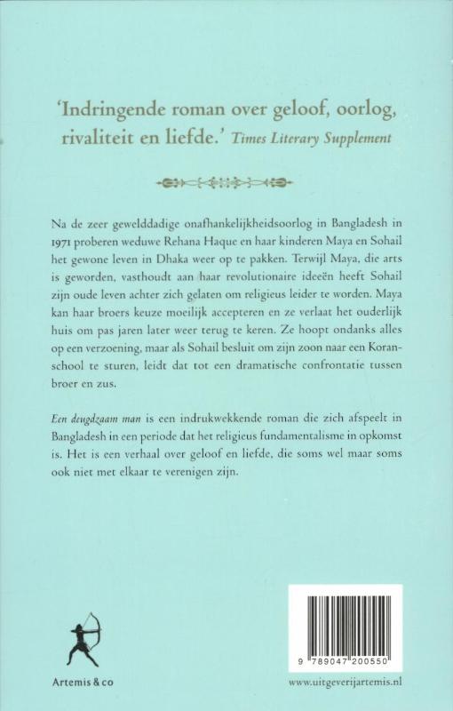 Een deugdzaam man Een deugdzaam man achterkant