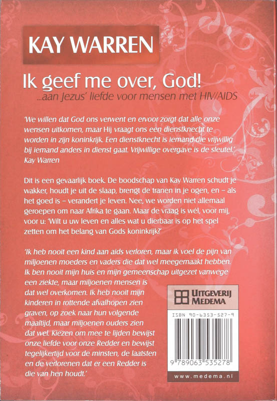 IK GEEF ME OVER GOD achterkant