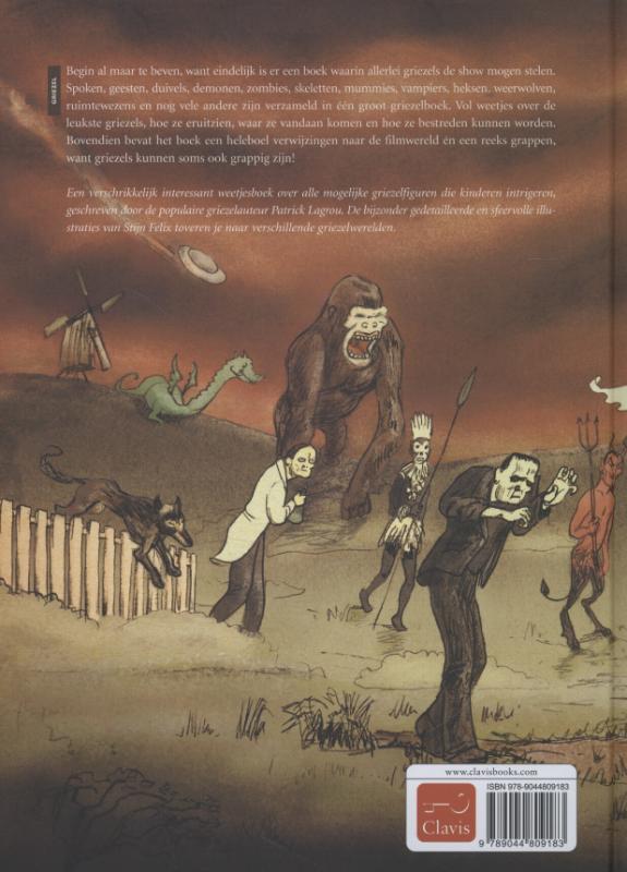 Het grote griezelboek / Clavis griezel Het grote griezelboek / Clavis griezel achterkant