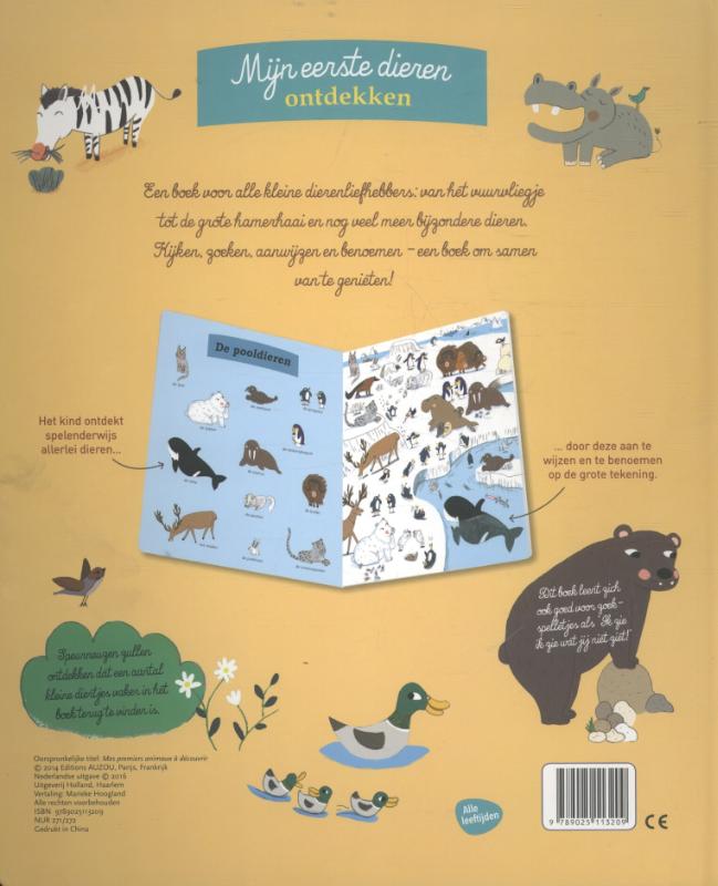 Mijn eerste dieren ontdekken achterkant