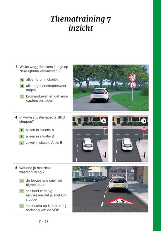 Examentraining rijbewijs auto theorie 1040 vragen / Verkeerswegwijzer