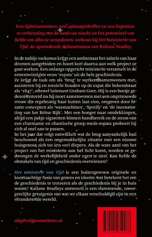 Het ministerie van tijd achterkant