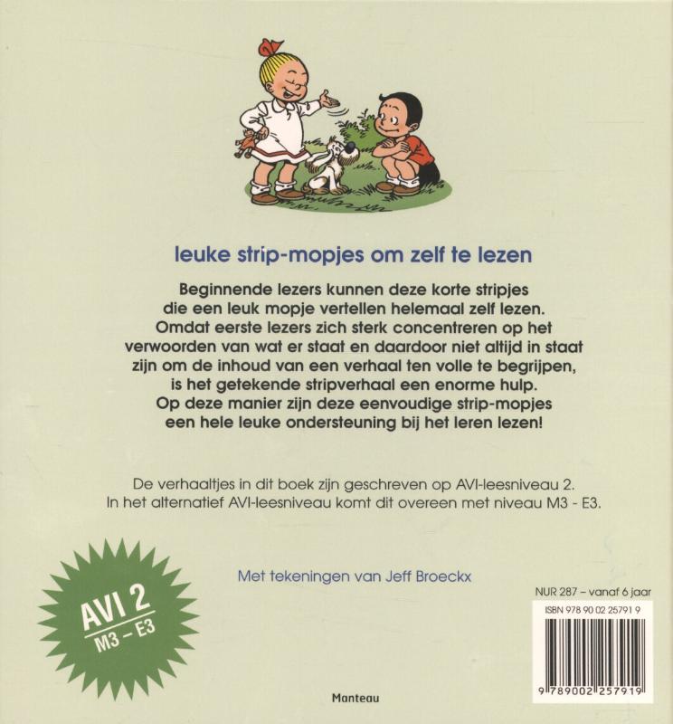 Leuke strip-mopjes om zelf te lezen / AVI-leesniveau 2 / M3-E3 / Junior Suske en Wiske achterkant