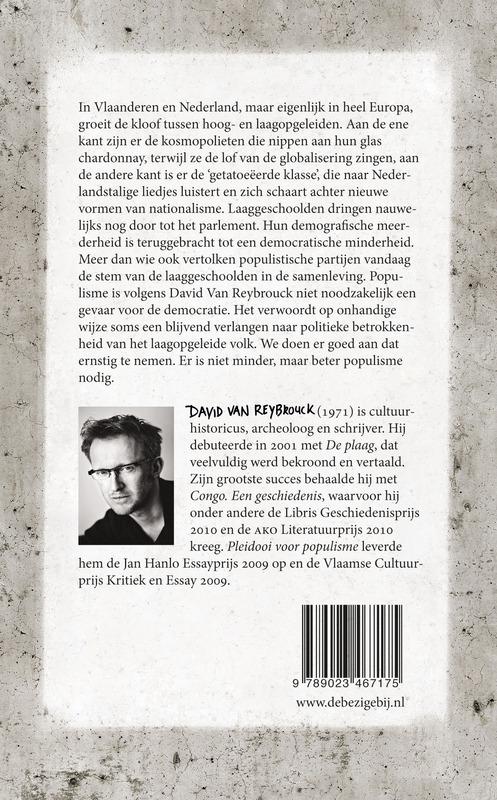 Pleidooi voor populisme Pleidooi voor populisme achterkant