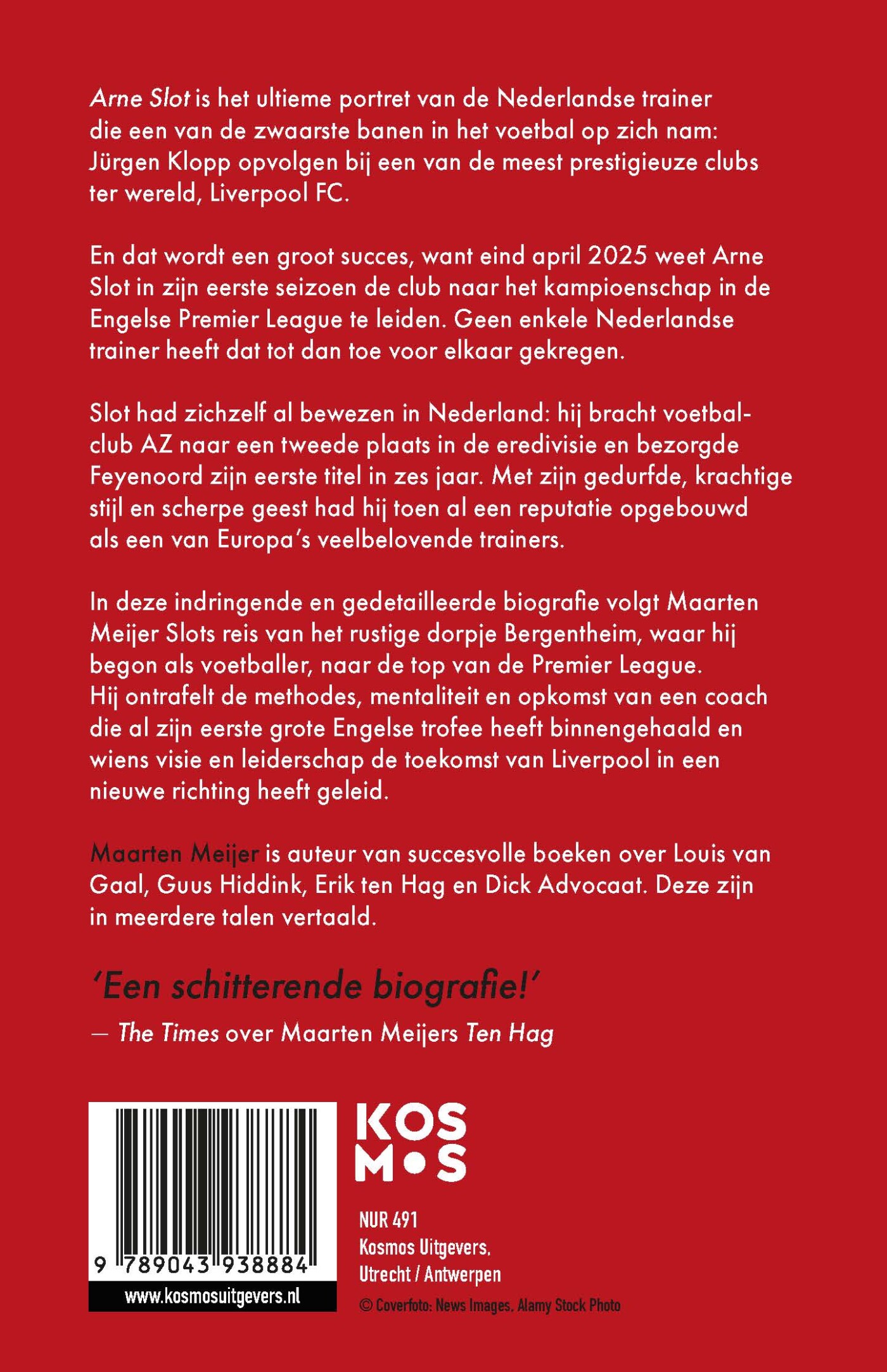 Arne Slot achterkant