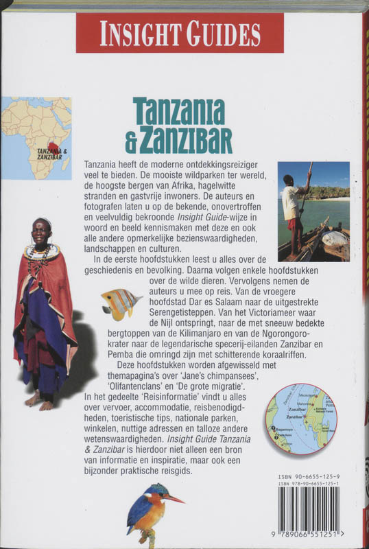Tanzania / Nederlandse editie / Insight guides achterkant