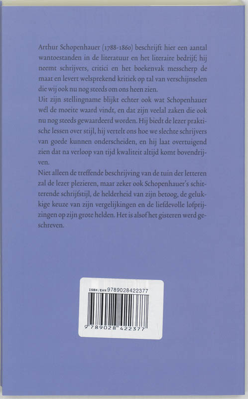 In de tuin der letteren achterkant