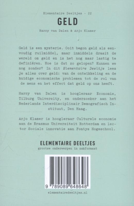 Geld / Elementaire Deeltjes / 22 achterkant