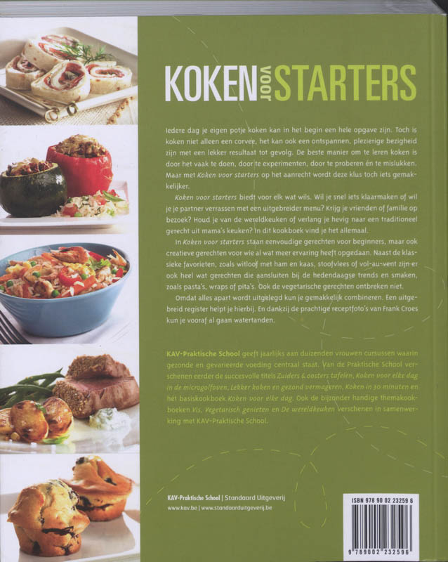 Koken voor starters achterkant