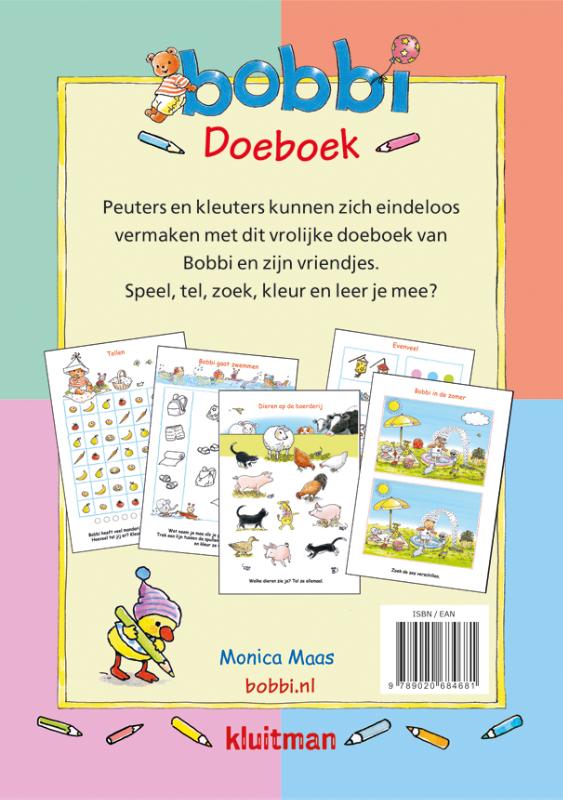 Bobbi doeboek / Bobbi achterkant