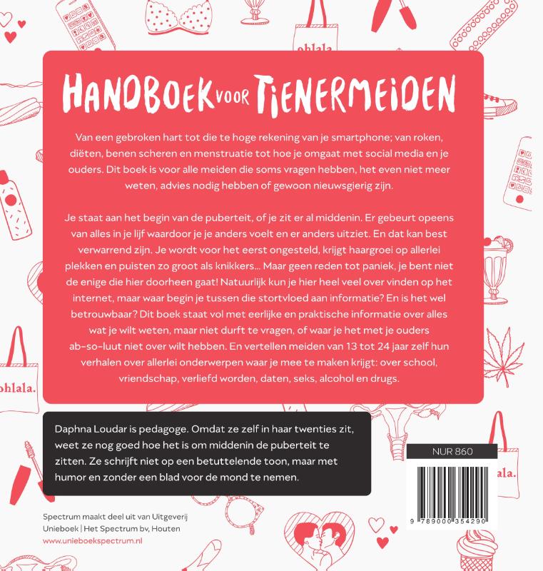 Handboek voor tienermeiden Handboek voor tienermeiden achterkant