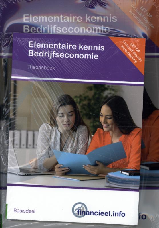 Financieel.info  -   Elementaire kennis Bedrijfseconomie - set van theorieboek en werkboek   Editie 2019