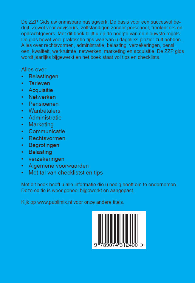 ZZP Gids 2020 achterkant
