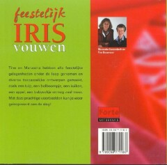 Feestelijk irisvouwen / Hobby Mee Feestelijk irisvouwen / Hobby Mee achterkant