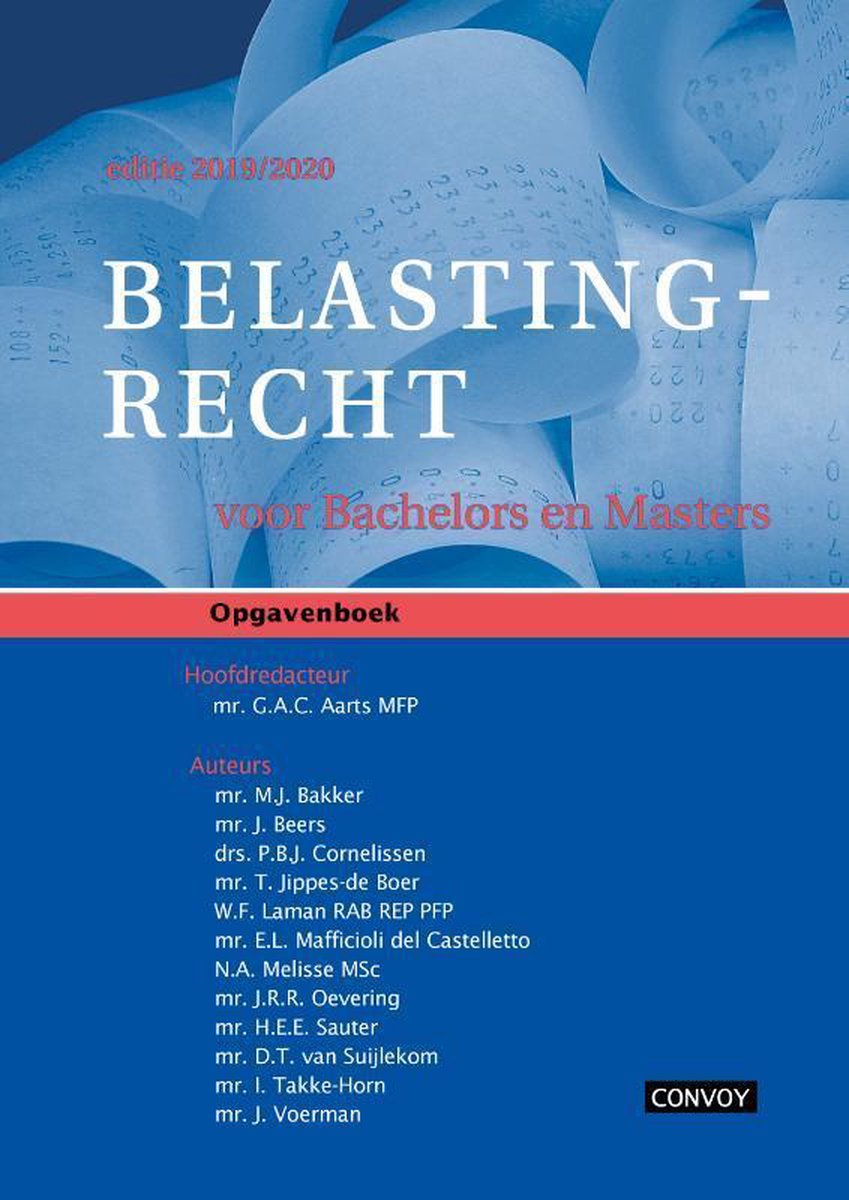 boekenbalie_9789463171694_cover Belastingrecht Bachelors Masters 2019-2020