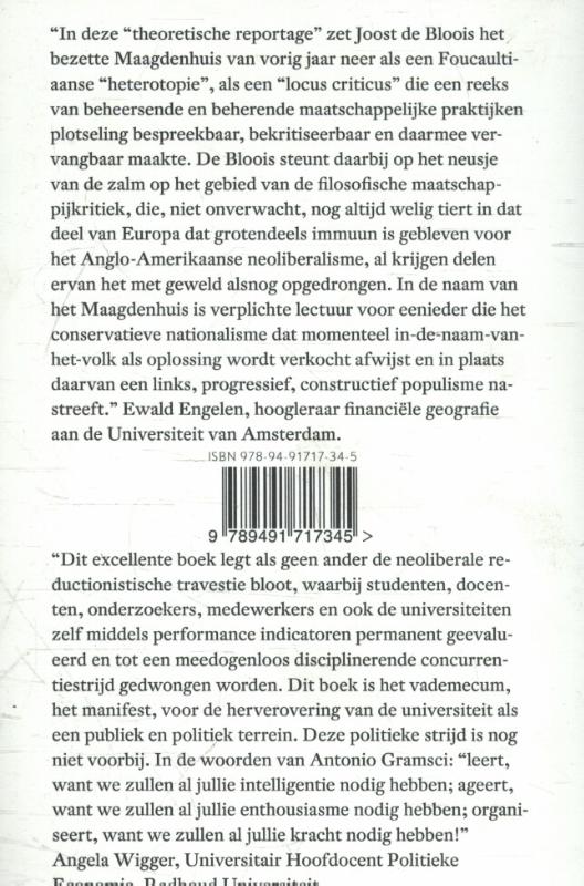 In de naam van het Maagdenhuis 2016 achterkant