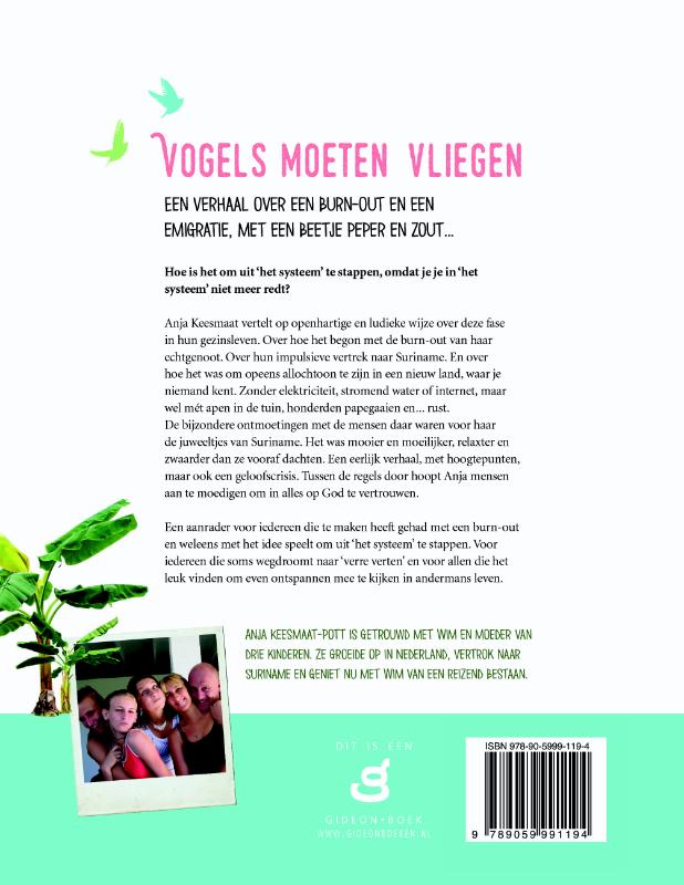 Vogels moeten vliegen achterkant