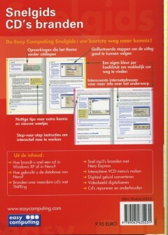 SNELGIDS CD's BRANDEN achterkant