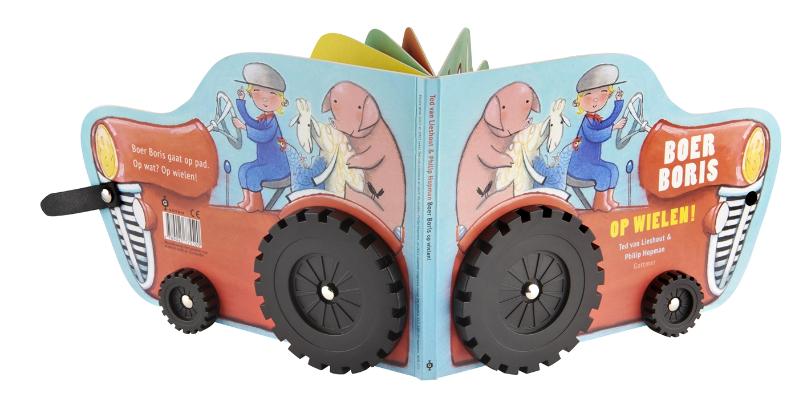 Boer Boris op wielen / Boer Boris achterkant