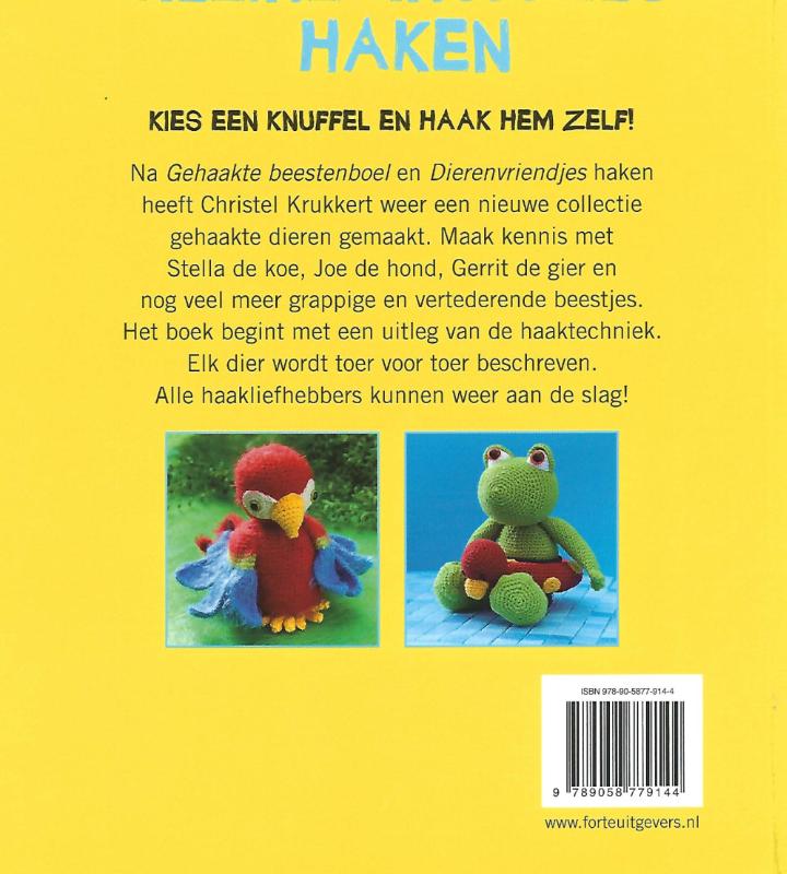 Kleine knuffels haken Kleine knuffels haken achterkant