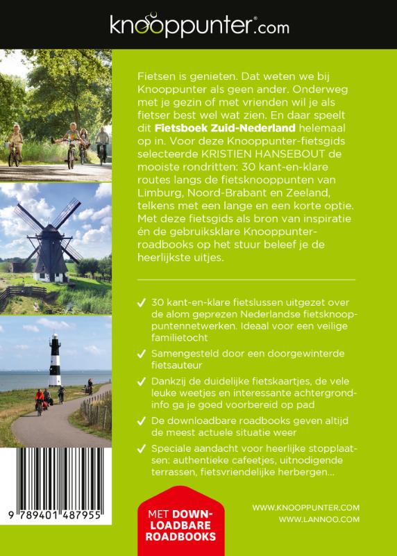 Fietsboek Zuid-Nederland / Knooppunter.com [fietsgidsen] achterkant