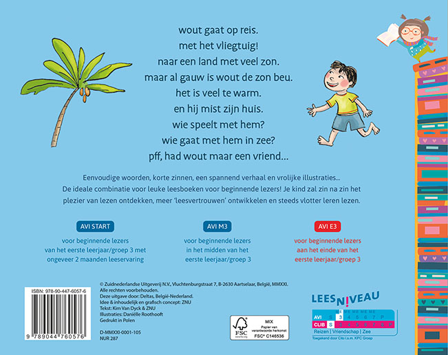 Op reis naar de zon / Zin om te lezen! achterkant