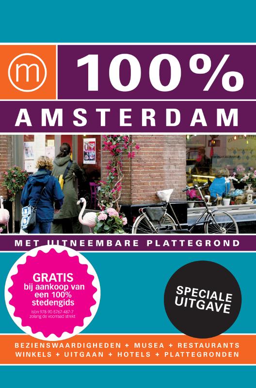 100% AMSTERDAM SPECIALE UITGAVE / Amsterdam + stadsplattegrond