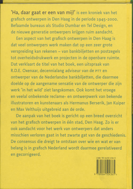 Ha, da gaat er een van mij! achterkant