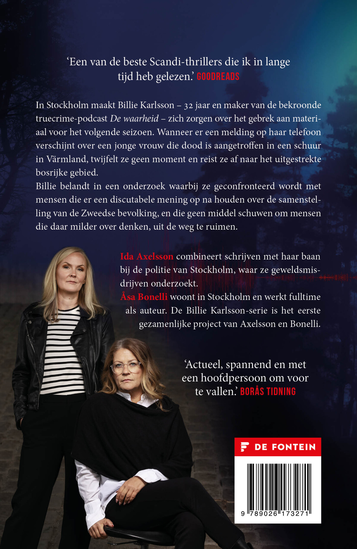 Stille woede / Billie Karlsson / 1 achterkant