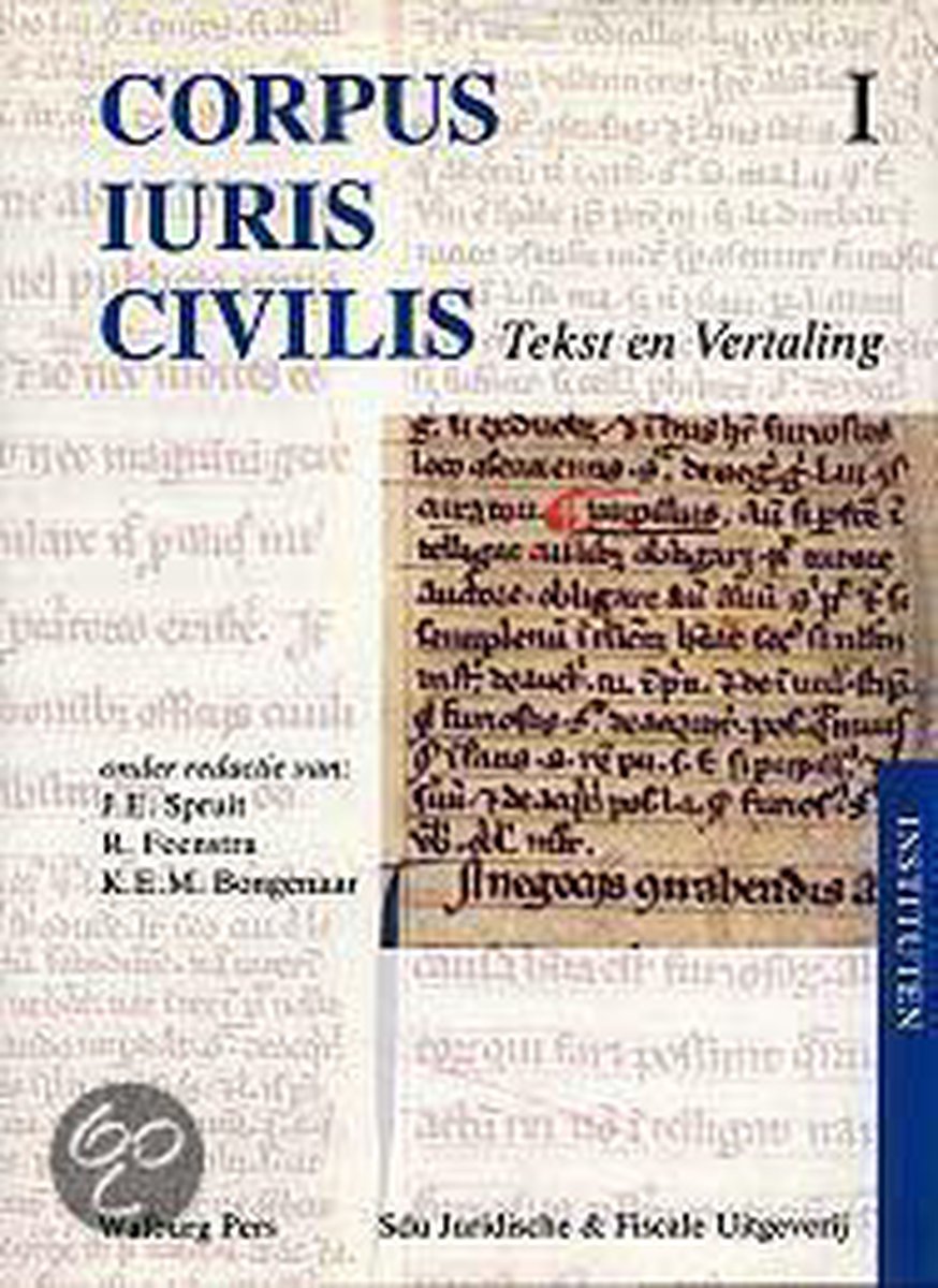 Corpus Iuris Civilis I Instituten